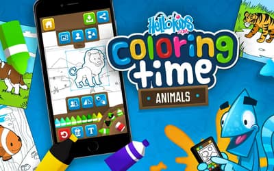 HelloKids Coloring Time - Animals