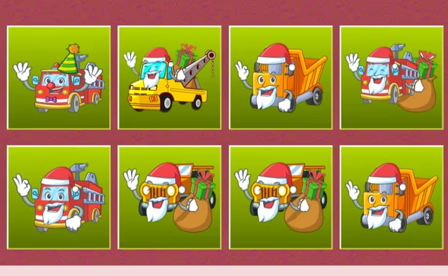 Christmas Trucks Memory