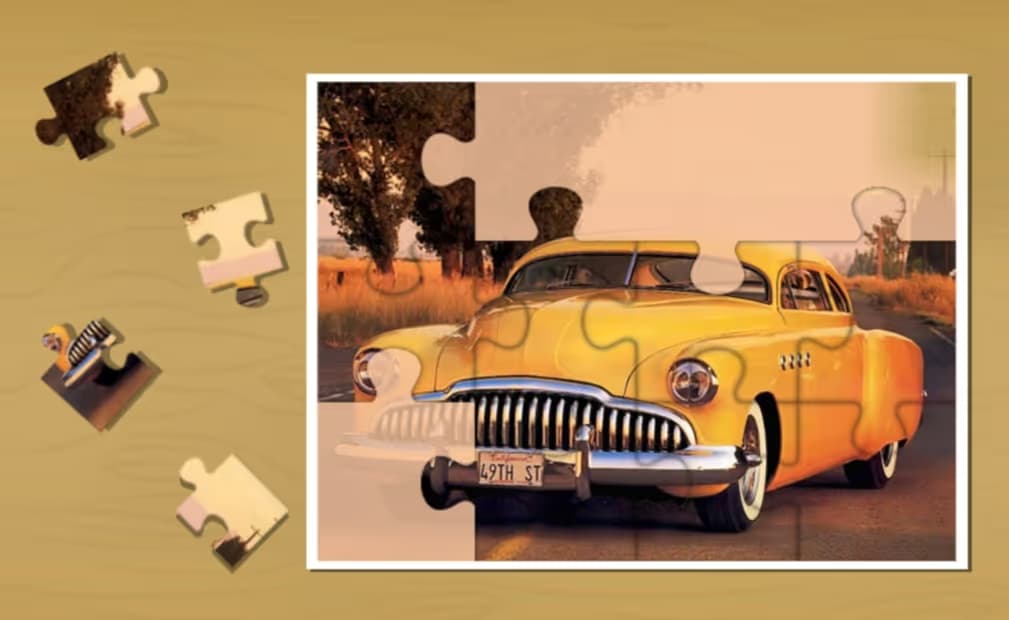 Classic Muscle Cars Jigsaw Puzzle 2