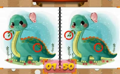 Cute Dinosaur Differences