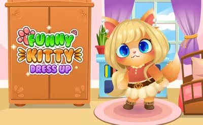 Funny Kitty Dressup