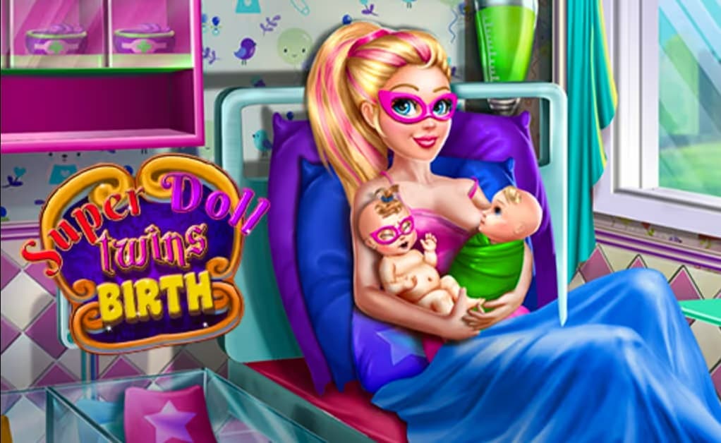 SuperDoll Twins Birth