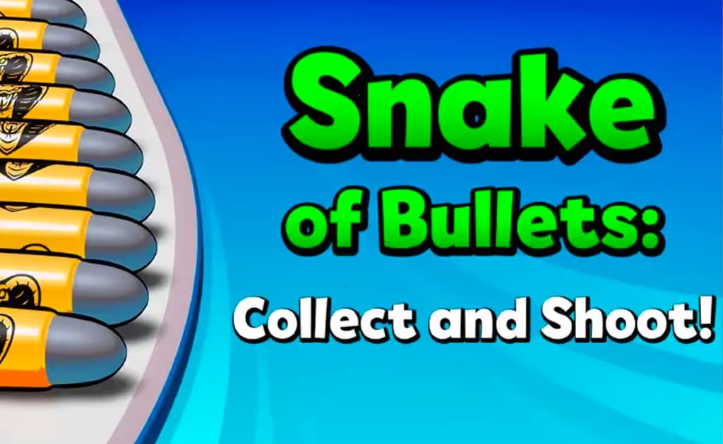 Snake of Bullets: Collect and Shoot!