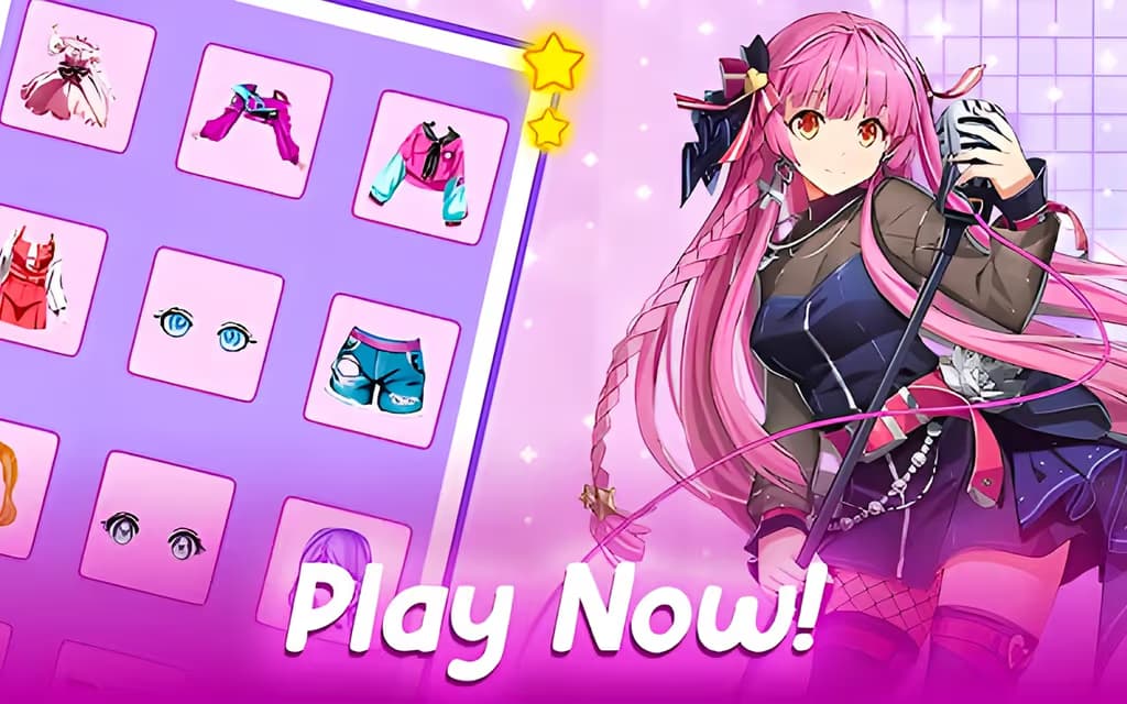 Anime Dress Up Moe Girl Games
